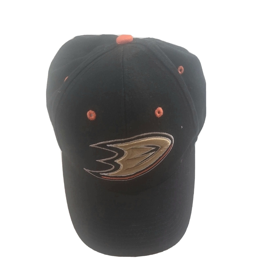 Black and Orange Cap with Logo
